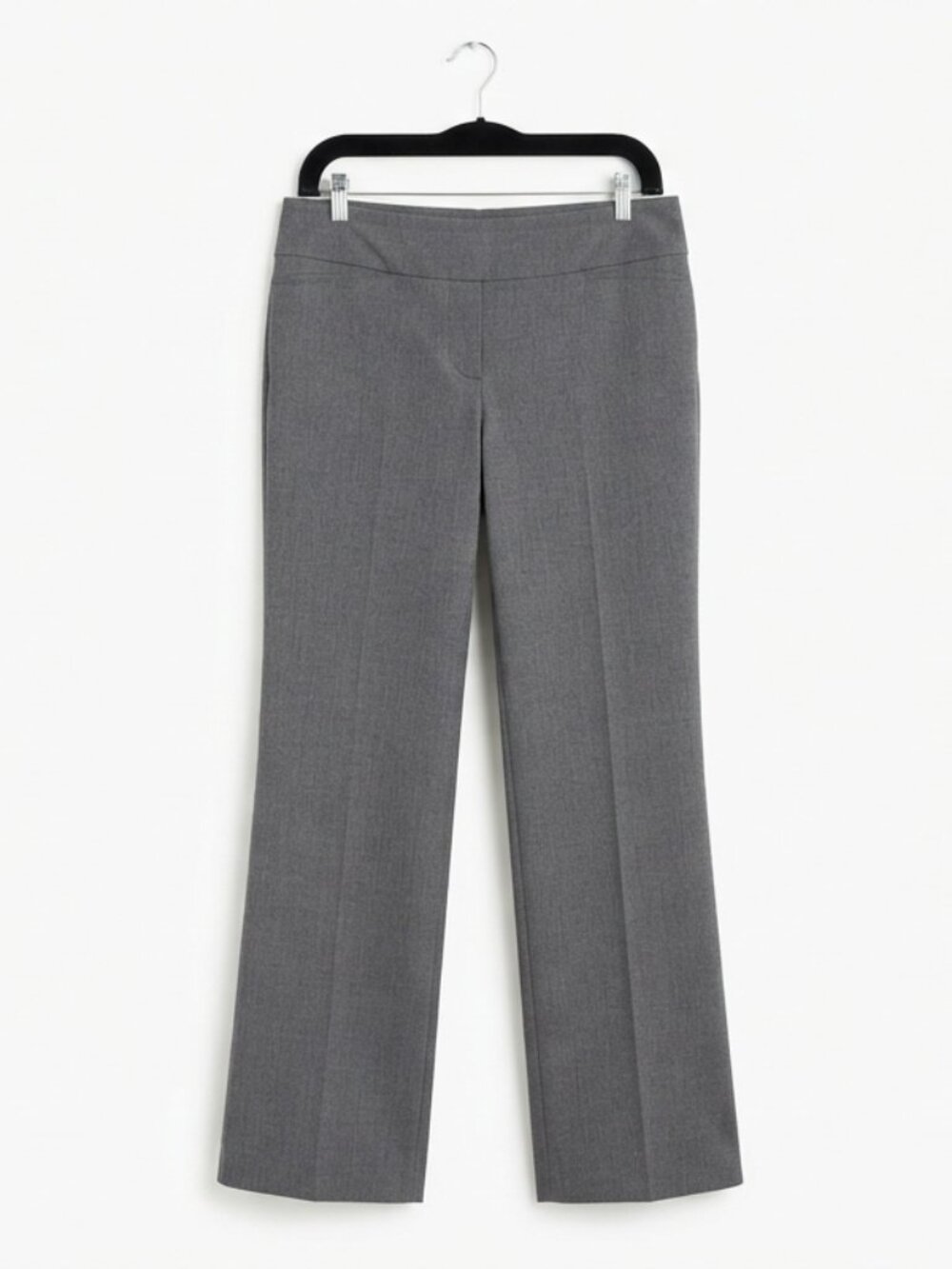 Westbound Grey Tailored Pull-On Career Pants — Plus Size 14 Short